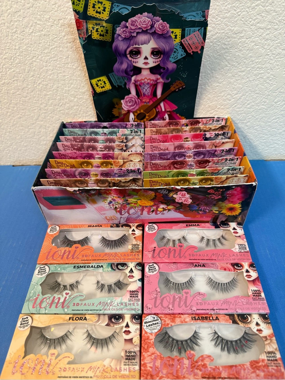 Ioni 3D Faux Mink Lashes Variety Pack - Multi Color Boxes